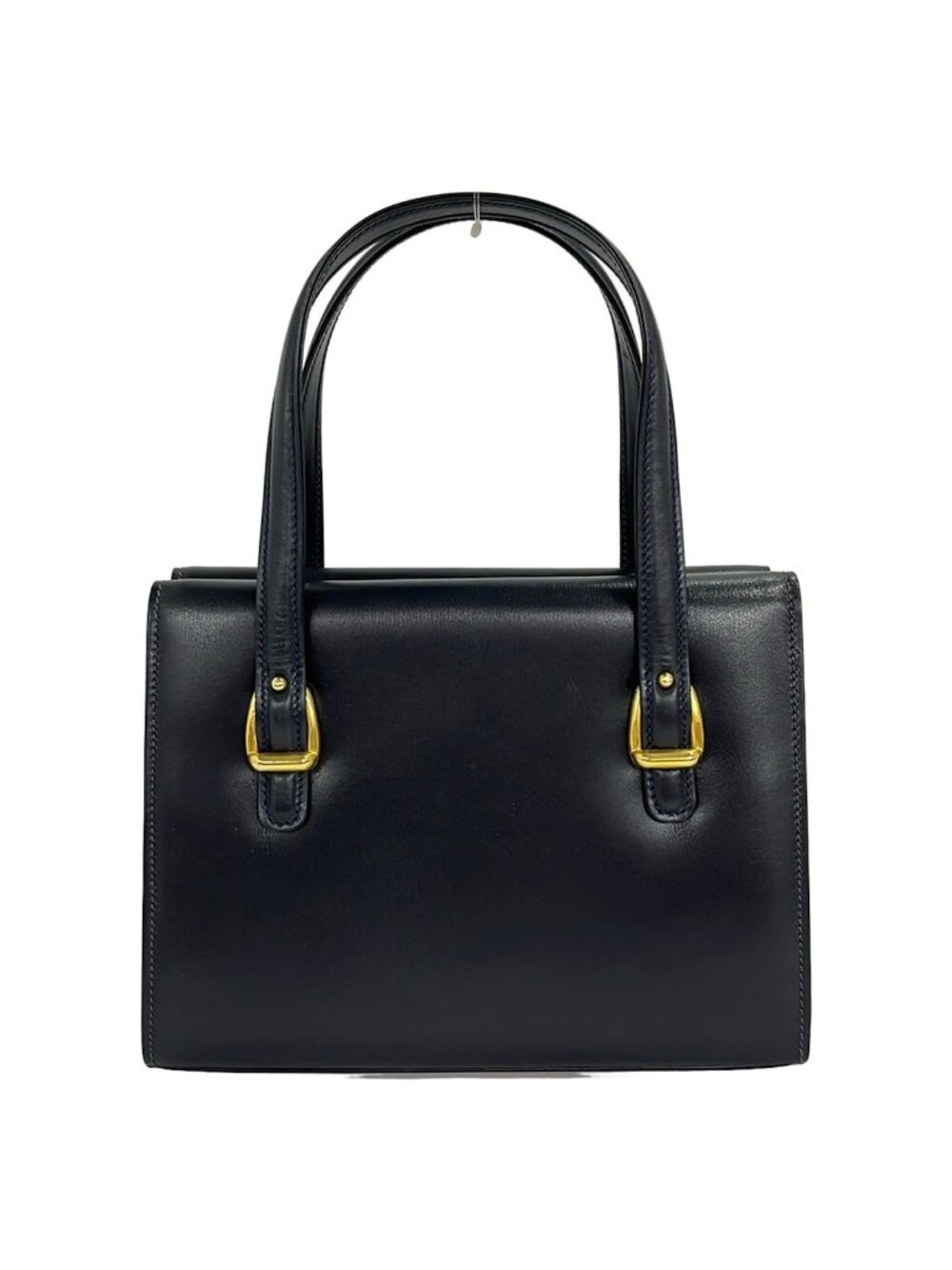 Gucci Handbag Vintage Dark Navy Leather
